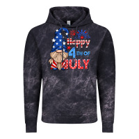 Cloud Black happy 4th of july gnome Vintage Hoodie - HRA Design Shop