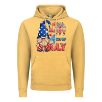 Vintage Mustard happy 4th of july gnome Vintage Hoodie - HRA Design Shop