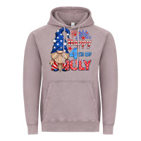 Vintage Zinc happy 4th of july gnome Vintage Hoodie - HRA Design Shop