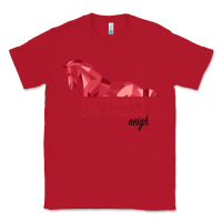 Red Everybody's Got A Horse Neigh Classic Tee - Bettercallsaul