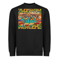 Black teacher vibes Heavyweight Sweatshirt - JahusDesignShop