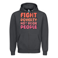 Smoke fight poverty not poor people Zipper Hoodie - MaliasSmallBusiness