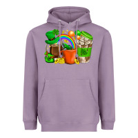 Lavender St. Patricks Day Coffee Cups Heavyweight Hoodie - BundleAndBundleShop