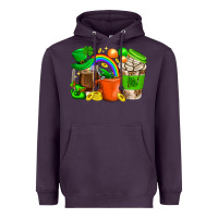 Plum St. Patricks Day Coffee Cups Heavyweight Hoodie - BundleAndBundleShop