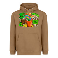 Toasted Coconut St. Patricks Day Coffee Cups Heavyweight Hoodie - BundleAndBundleShop