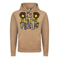 Vintage Coffee my heart is on that field Vintage Hoodie - CowhideDigitalArt