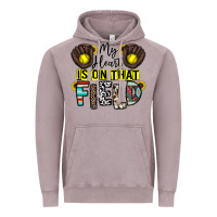 Vintage Zinc my heart is on that field Vintage Hoodie - CowhideDigitalArt