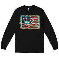 Black flag cactus horseshoe Long Sleeve Tee - AdoDesignShop