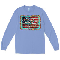 Colony Blue flag cactus horseshoe Long Sleeve Tee - AdoDesignShop
