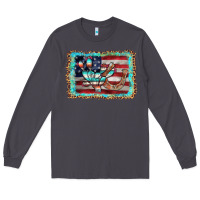 Smoke flag cactus horseshoe Long Sleeve Tee - AdoDesignShop