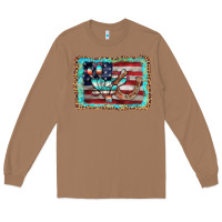 Toasted Coconut flag cactus horseshoe Long Sleeve Tee - AdoDesignShop
