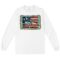 White flag cactus horseshoe Long Sleeve Tee - AdoDesignShop