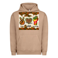 Pigment Burro peace love juneteenth Urban Hoodie - TumblerDesignByShophia