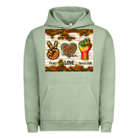 Pigment Oil Green peace love juneteenth Urban Hoodie - TumblerDesignByShophia