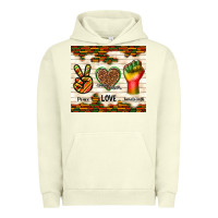 Pigment Pistachio peace love juneteenth Urban Hoodie - TumblerDesignByShophia