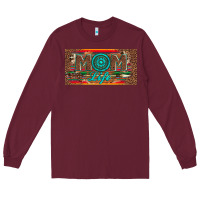 Burgundy mom life license plate Long Sleeve Tee - Artiststas