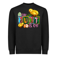 Black the hunt is on Heavyweight Sweatshirt - AdoDesignShop