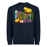 Navy the hunt is on Heavyweight Sweatshirt - AdoDesignShop
