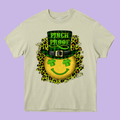 Heavy Core Tee st. patricks day pinch proof lucky face