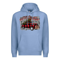 Colony Blue Merry Christmas Truck Premium Hoodie - Bettercallsaul
