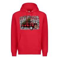 Red Merry Christmas Truck Premium Hoodie - Bettercallsaul