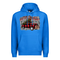 True Royal Merry Christmas Truck Premium Hoodie - Bettercallsaul