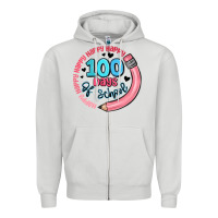 Happy 100 Days Of School Zipper Hoodie | Teevron