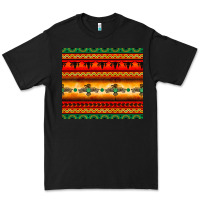 Black thunderbird bullskull Aztec pattern Premium Tee - BarkalooDesign