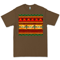 Cacao thunderbird bullskull Aztec pattern Premium Tee - BarkalooDesign