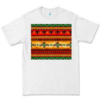 White thunderbird bullskull Aztec pattern Premium Tee - BarkalooDesign