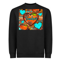 Black teacher hearts Heavyweight Sweatshirt - JahusDesignShop