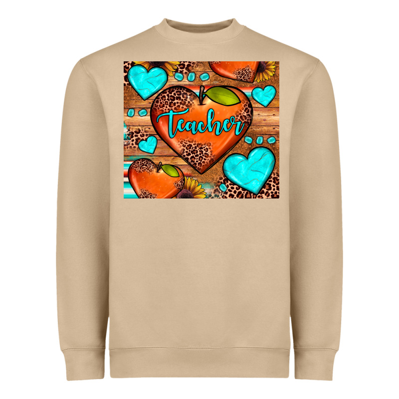 Teacher Hearts Heavyweight Sweatshirt by JahusDesignShop | Teevron