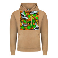 Vintage Camel St patricks  duck with leprechaun hat  seamless Vintage Hoodie - FaDigitalArtStudio