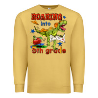 Antique Gold roaring into 5th grade Premium Sweatshirt - BundleAndBundleShop
