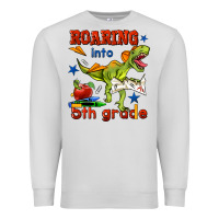Dove Grey roaring into 5th grade Premium Sweatshirt - BundleAndBundleShop
