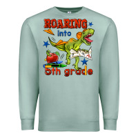 Seafoam roaring into 5th grade Premium Sweatshirt - BundleAndBundleShop
