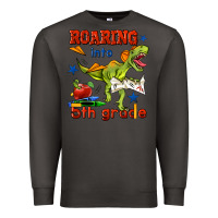 Smoke roaring into 5th grade Premium Sweatshirt - BundleAndBundleShop