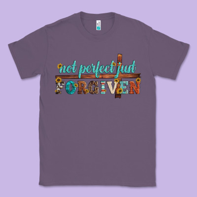 Not Perfect Just Forgiven Classic Tee Designed By Artiststas