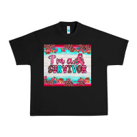 Black i'm a survivor Urban Heavy Tee - JahusDesignShop