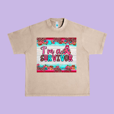 I'm A Survivor Urban Heavy Tee Designed By Jahusdesignshop
