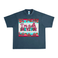 Midnight Navy i'm a survivor Urban Heavy Tee - JahusDesignShop
