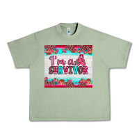 Oil Green i'm a survivor Urban Heavy Tee - JahusDesignShop