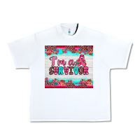 White i'm a survivor Urban Heavy Tee - JahusDesignShop