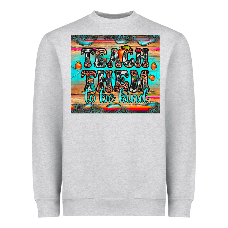 Teach Them To Be Kind Heavyweight Sweatshirt by JahusDesignShop | Teevron