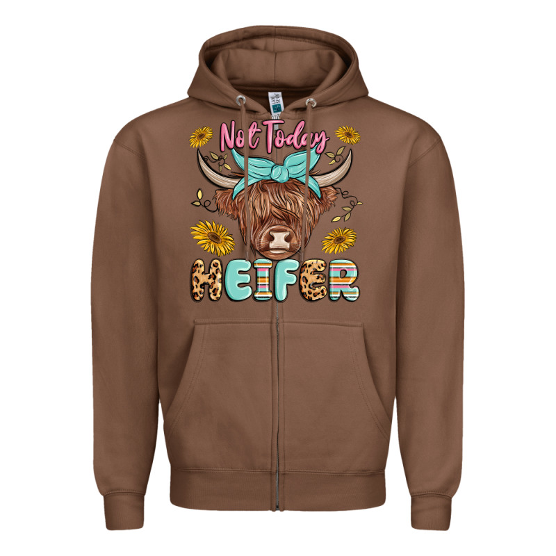 Heifer Zipper Hoodie by MaliasSmallBusiness | Teevron