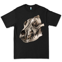 Black Wolf skull Premium Tee - RanaPortraitStore