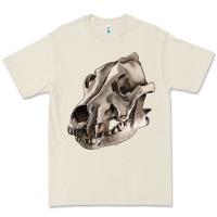 Bone Wolf skull Premium Tee - RanaPortraitStore