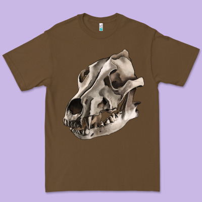 Premium Tee Wolf skull