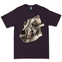 Plum Wolf skull Premium Tee - RanaPortraitStore