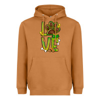 Meerkat Tie dye St. Patrick's Day love dog paw Heavyweight Hoodie - BundleAndBundleShop